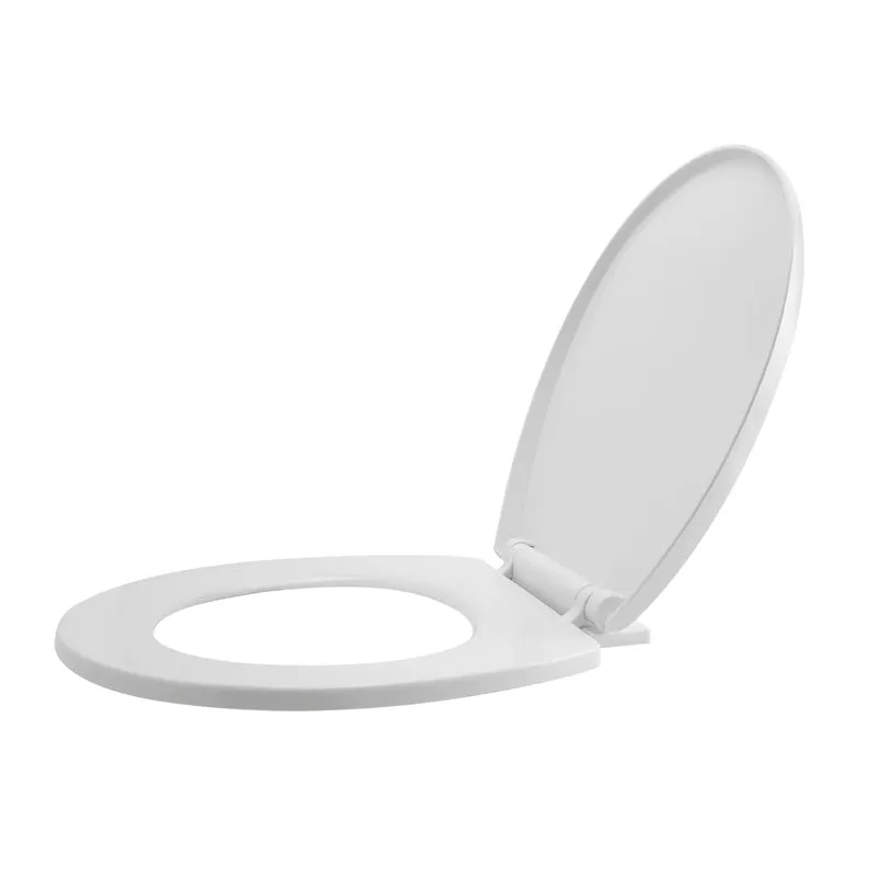 Asiento sanitario redondo de caída lenta blanco marca Boccherini