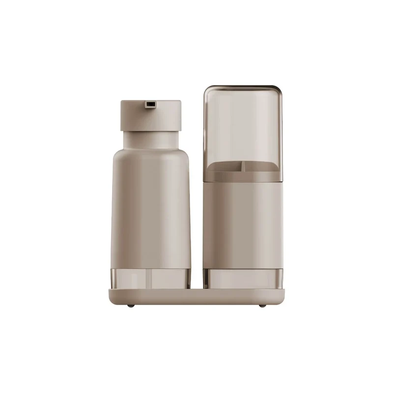 Kit de accesorios para baño dual 3 piezas color beige