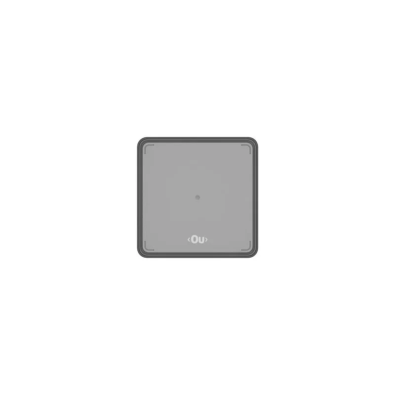 Organizador de cajón clear color humo 15cm X 15cm X 5.6cm