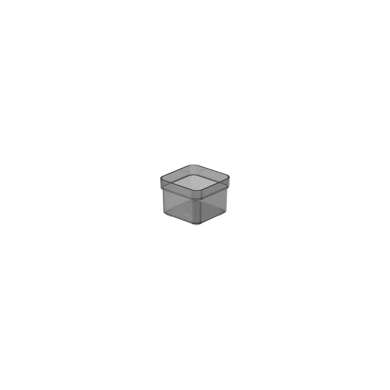 Organizador de cajón clear 7.5cm X 7.5cm X 5.6 cm color humo