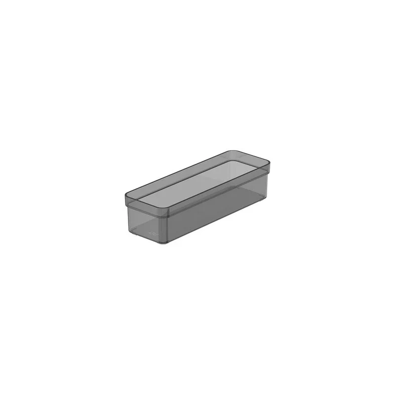 Organizador de cajón clear 22.5cm X 7.5cm X 5.6cmcolor humo