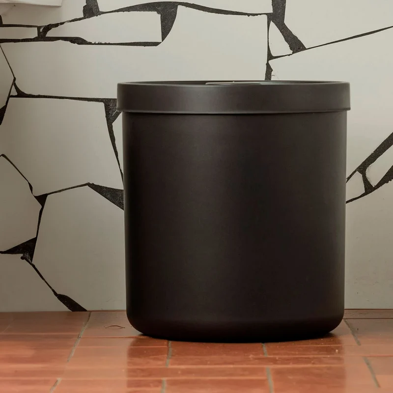 Cesta de basurera bold 6 litros color negro