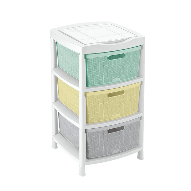 Cajas organizadorsa fique con 3 gavetas y tapa tricolor bebé Rimax