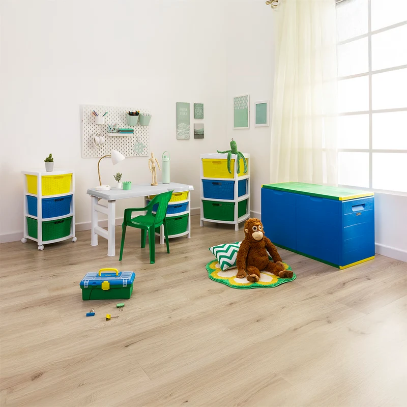 Baúl organizador 200 lt barú tricolor niño Rimax