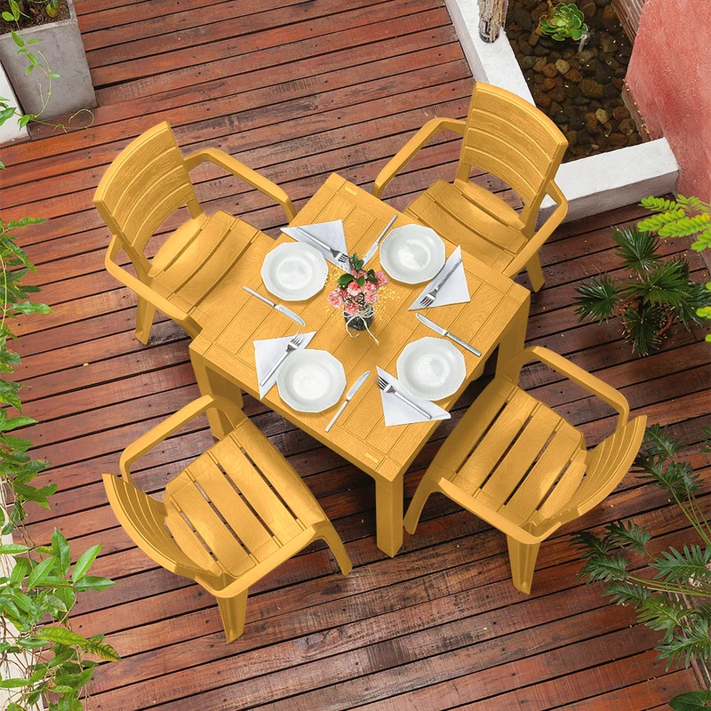 Mesa barú trendy apariencia madera Rimax