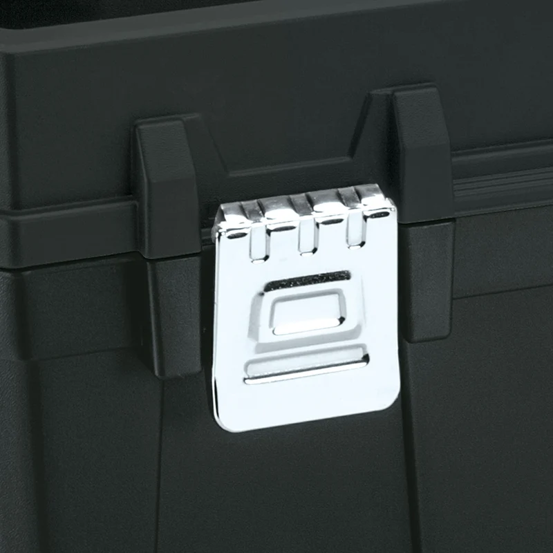 Caja de herramientas 25" profesional con cerradura metálica negro Rimax