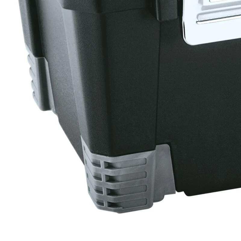 Caja de herramientas 25" profesional con cerradura metálica negro Rimax