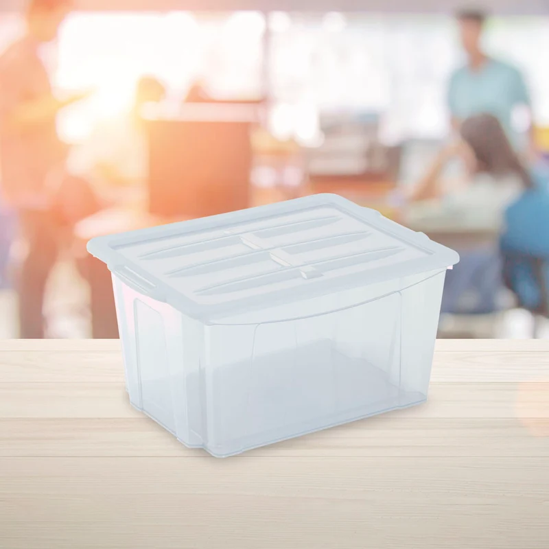 Caja organizadora plástica apilable Rimax