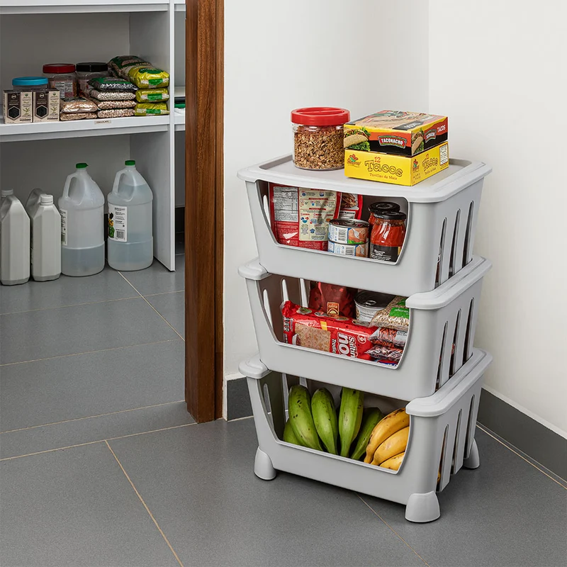 Canasta organizadora con 3 niveles Rimax