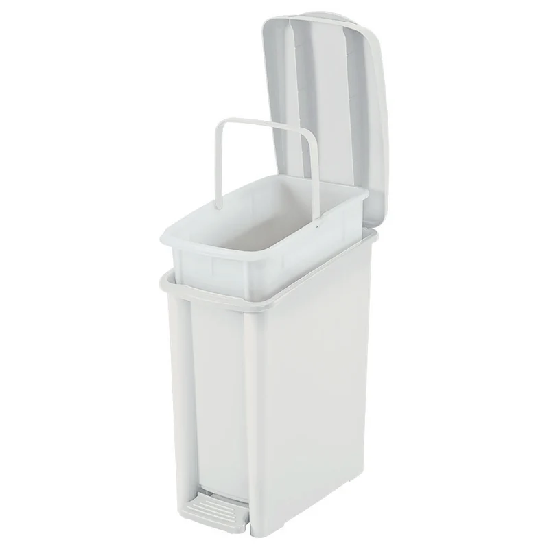 Basurero pedal delgado 10 litros Rimax