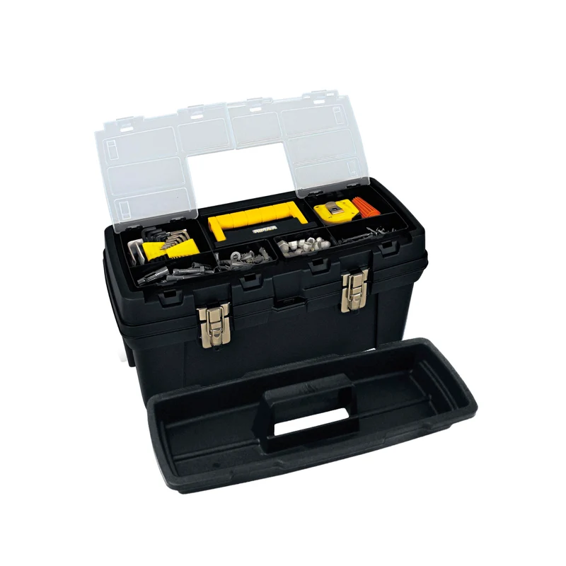 Caja de herramientas 20" plus con cerradura metálica colornegro Rimax