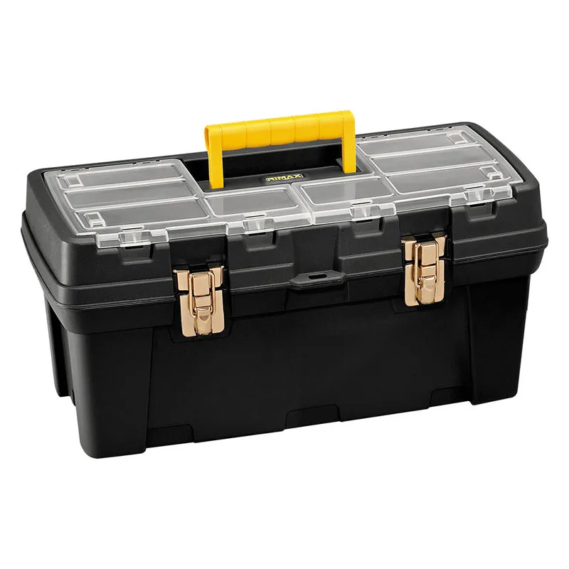 Caja de herramientas 20" plus con cerradura metálica colornegro Rimax