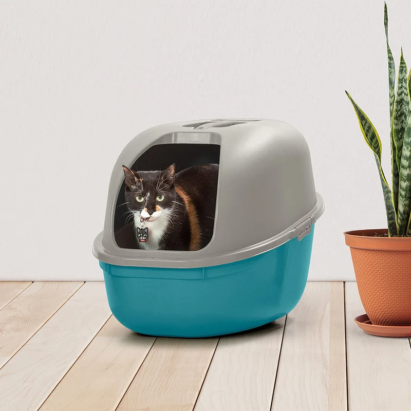 Arenero plástico para gato Rimax