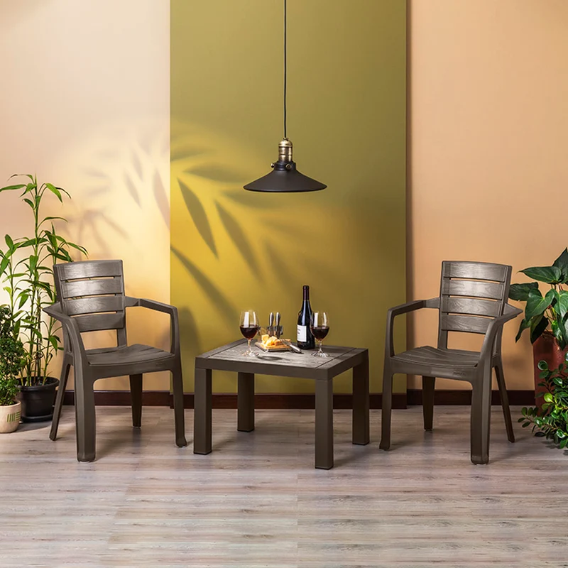 Mesa de centro rectangular barú mocca Rimax