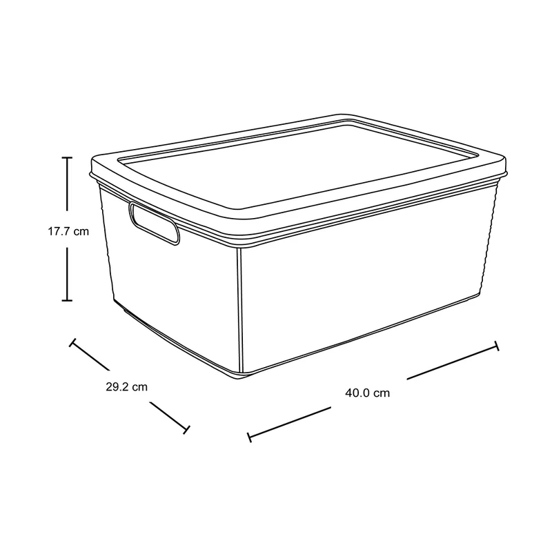 Canasta organizadora fique con manijas ergonómicas Rimax