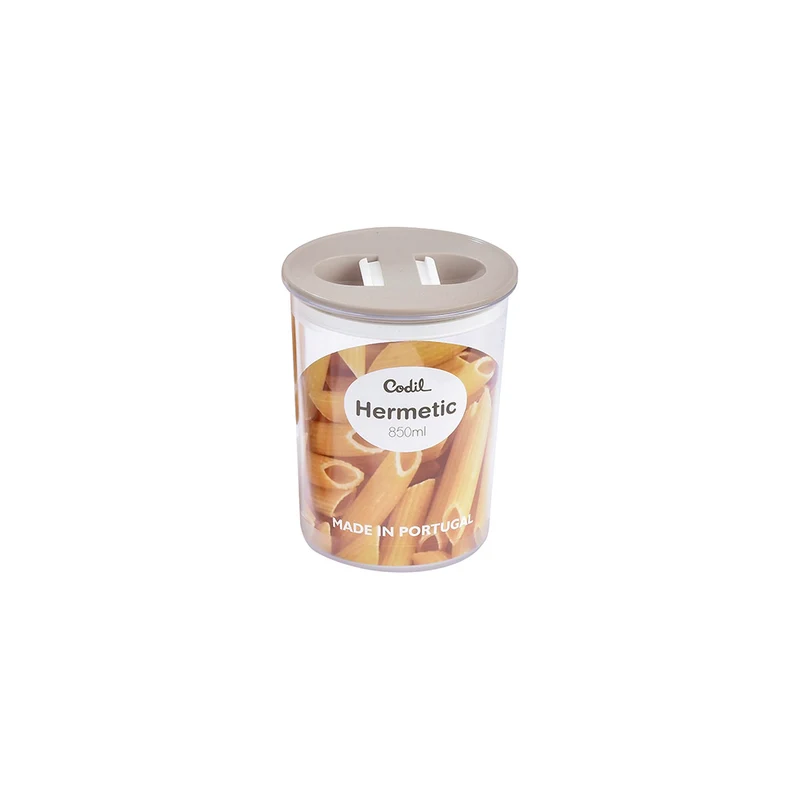 Recipiente hermético 850 ml taupe Rimax