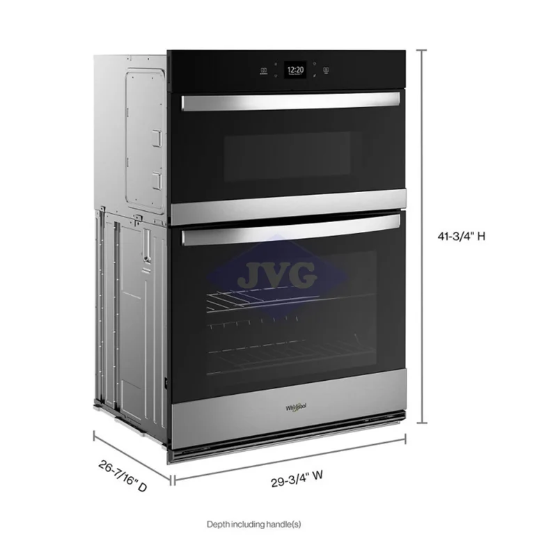 HORNO MICROONDA ELÉCTRICO WHIRLPOOL 30" PARA EMPOTRAR ACERO - WOEC5030LZ