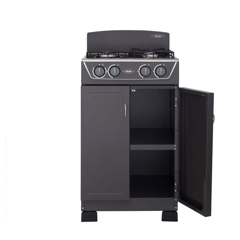 Estufa HACEB CC Romero T Gabinete MIX 3X1 Gas Propano Plata
