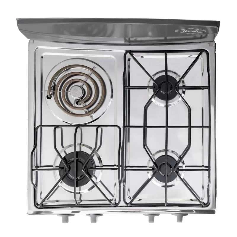 Estufa HACEB CC Romero T Gabinete MIX 3X1 Gas Propano Plata