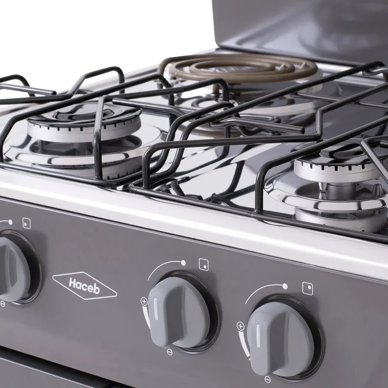 Estufa HACEB CC Romero T Gabinete MIX 3X1 Gas Propano Plata