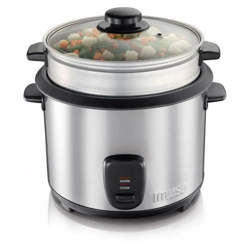 Olla Arrocera IMUSA 6111200 5 Tazas Antiadherente Inox