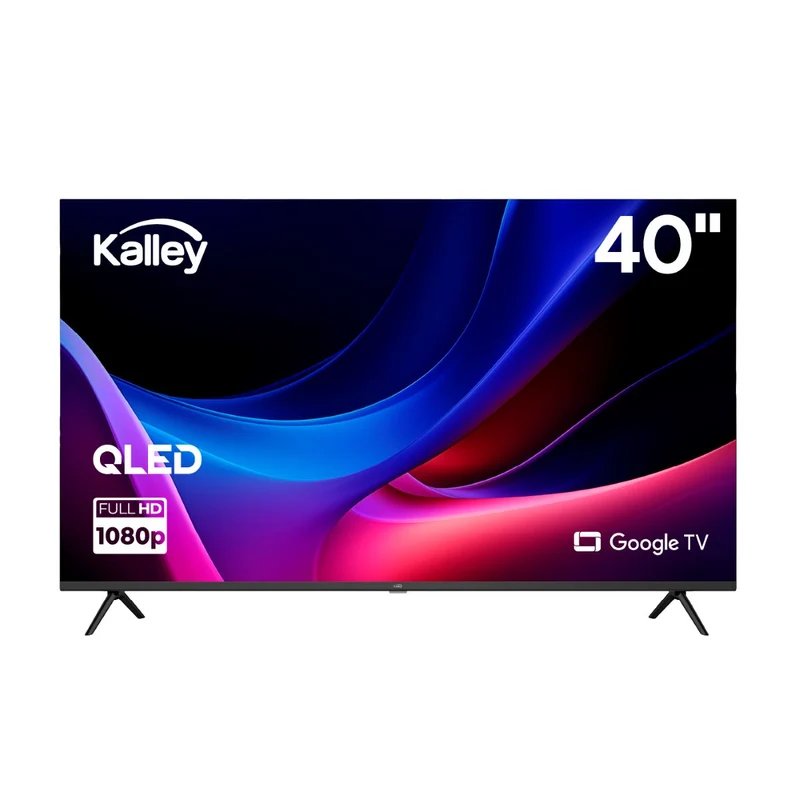 Televisor KALLEY 40 Pulgadas 40GQ200 FHD Qled Google Tv