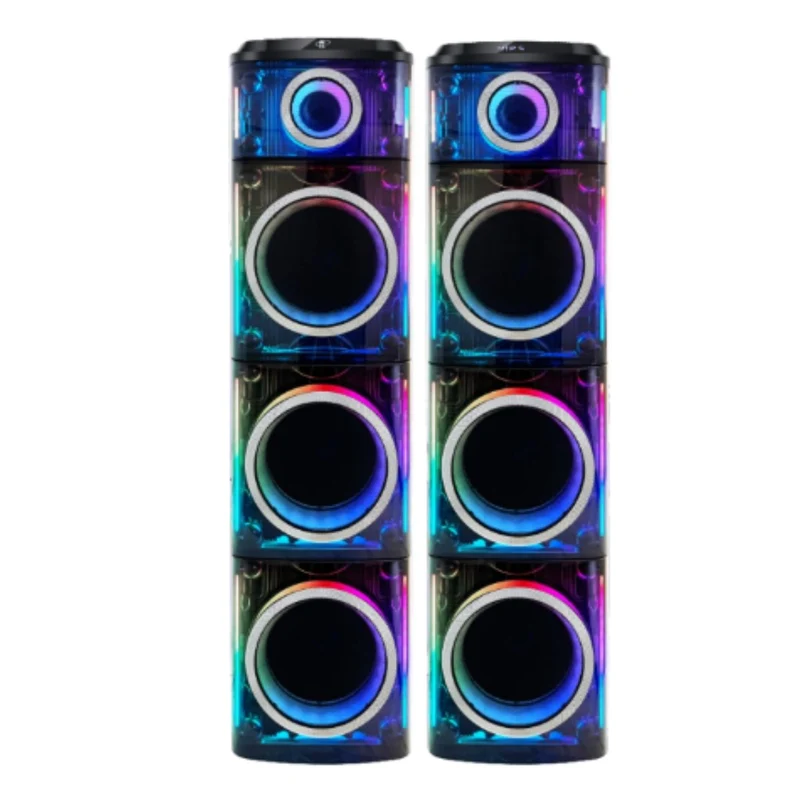 Parlante FT New York htd-3121l Luz Led Negro