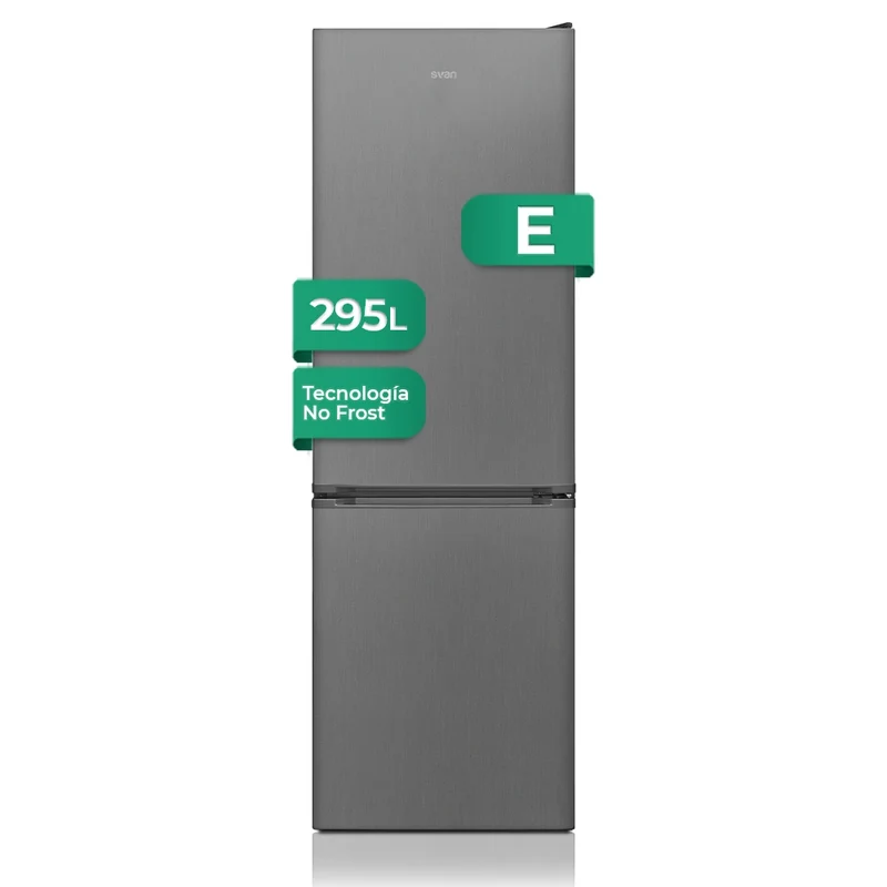 Frigorífico Combi Svan SC185602ENFX No Frost Inox 295L