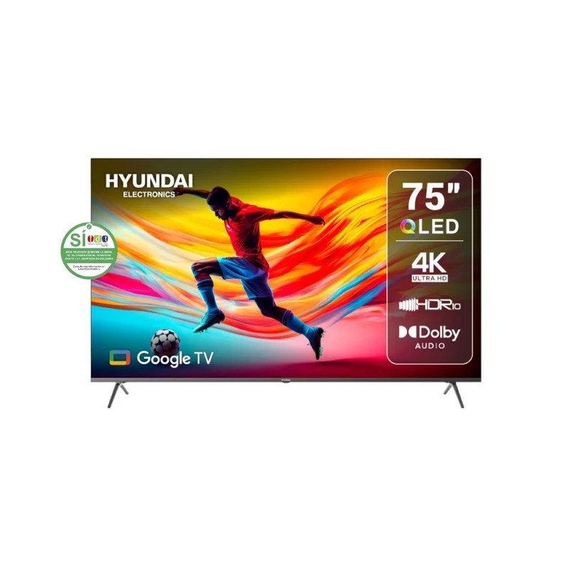 Televisor HYUNDAI 75 Pulgadas HYLED7504QG 4K Google TV