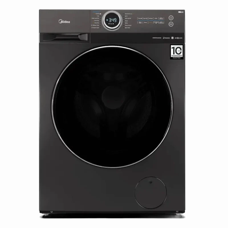 Lavadora MIDEA MF200D120WB T-CO 12 Kilos Carga Frontal Panel Digital Titanio