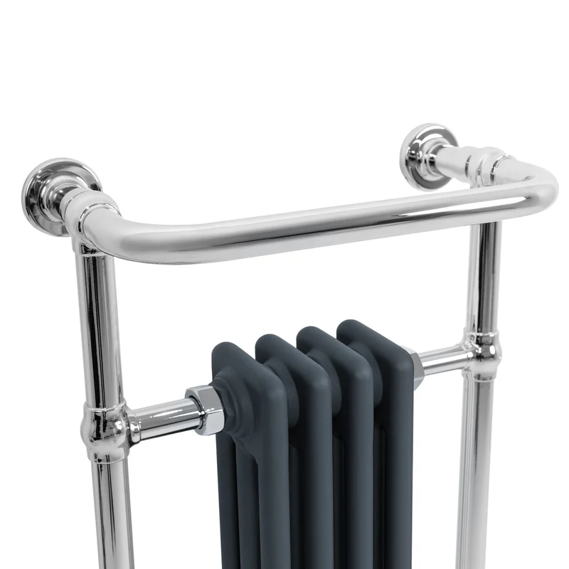 Radiador Toallero Tradicional – 950mm x 480mm – Gris Antracita