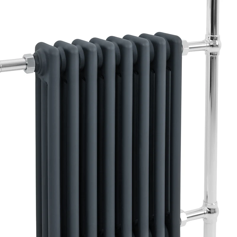 Radiador Toallero Tradicional – 950mm x 660mm – Gris Antracita