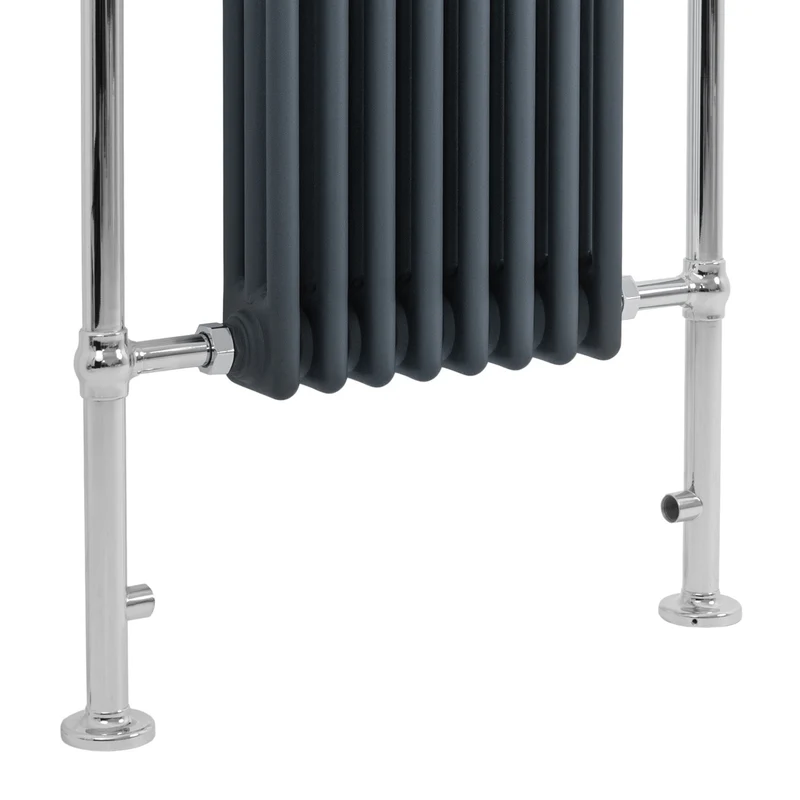 Radiador Toallero Tradicional – 950mm x 660mm – Gris Antracita