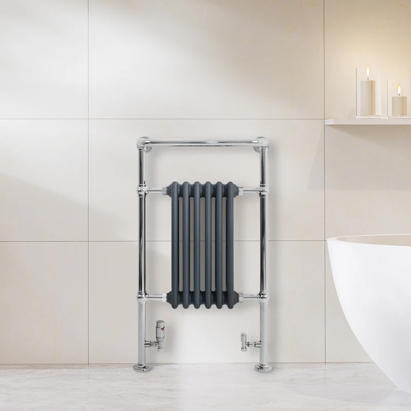 Radiador Toallero Tradicional – 950mm x 570mm – Gris Antracita