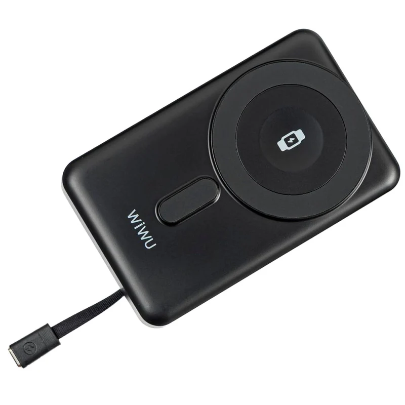 Batería Portátil WIWU WI-P056 10000MAH Cable dual Negro