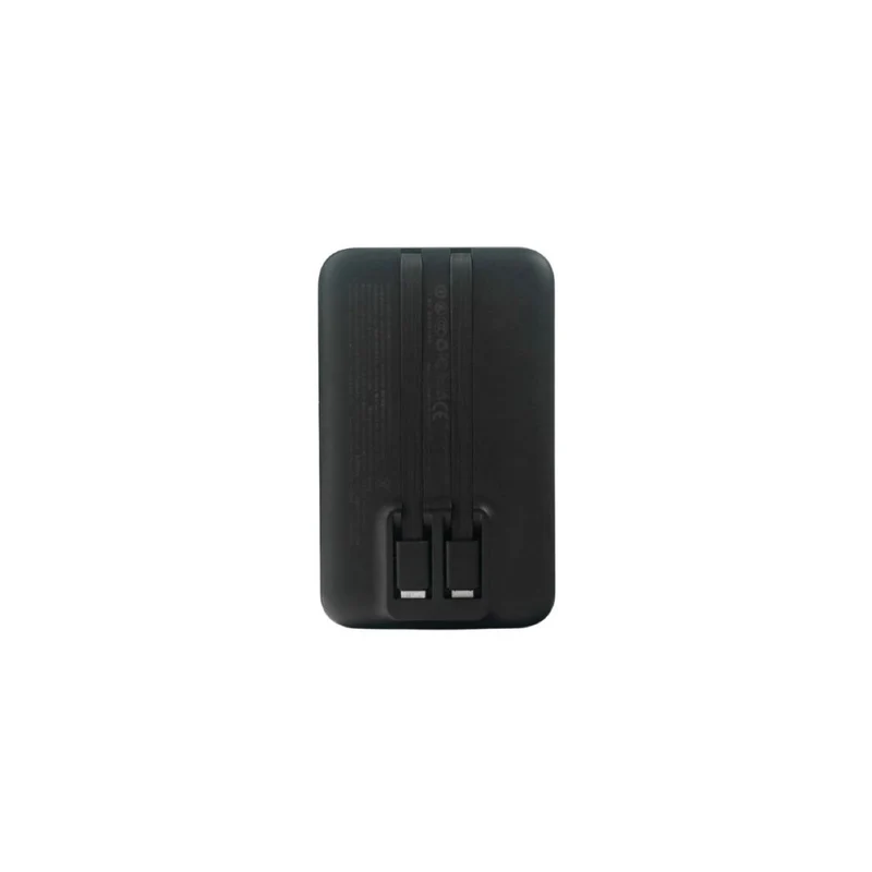 Bateria Portatil WIWU WI-P060 Cable Dual 10000 mhA Negro