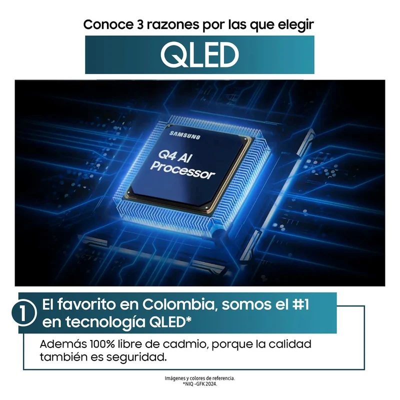 Televisor SAMSUNG 50 Pulgadas QN50Q7FAAKXZL Qled 4K Tizen