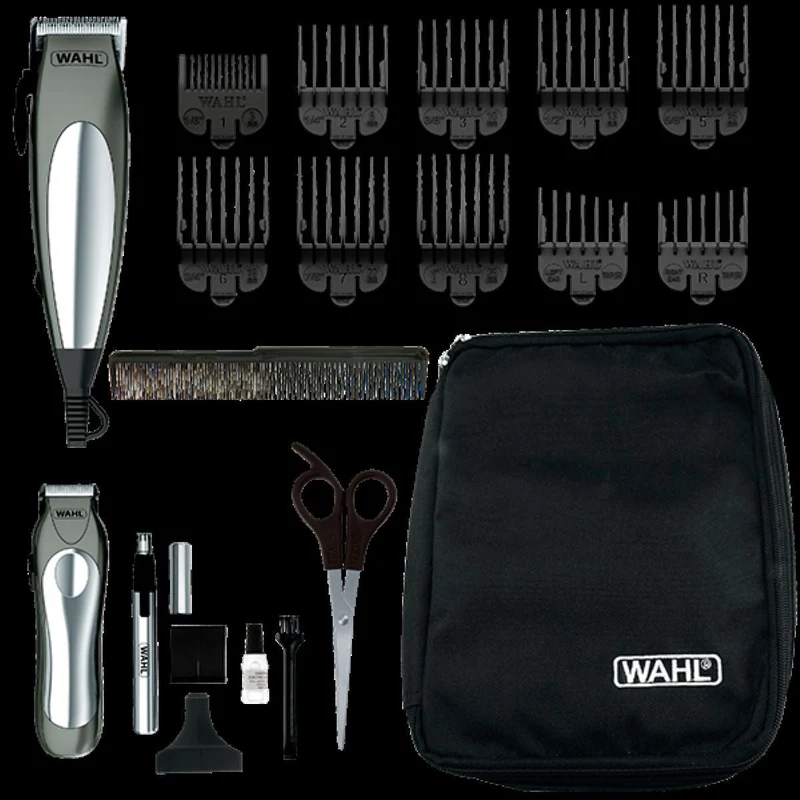 Maquina De Motilar WAHL Combo Delux Groom Pro 21 Piezas