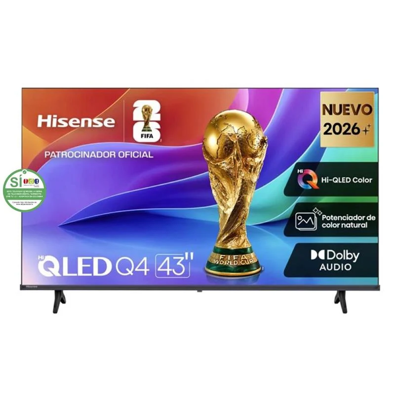 Televisor HISENSE 43 Pulgadas 43Q4SV VIDAA FHD
