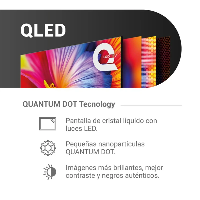 Televisor HYUNDAI 85 Pulgadas HYLED8503QG QLED Smart Tv