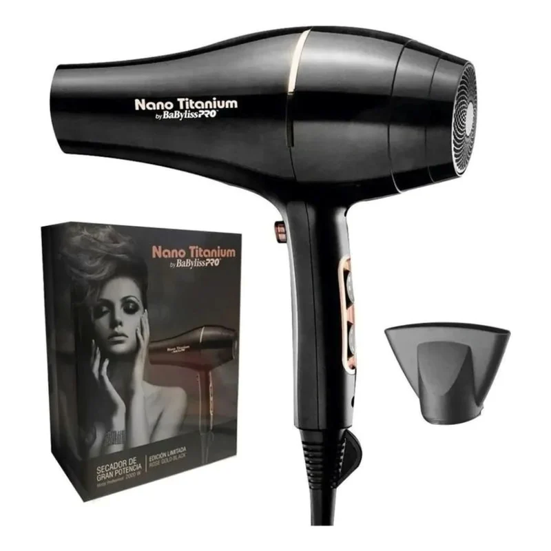 Secador BABYLISS B6126UX NT Black Rose Gold 6 Niv Temp