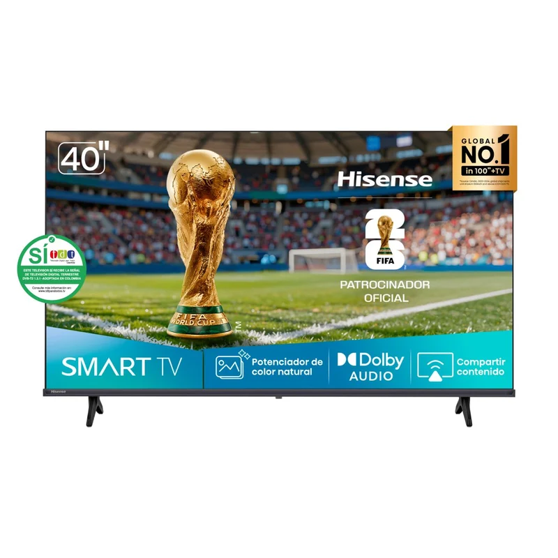 Televisor HISENSE 40 Pulgadas 40A4NV VIDAA Smart Tv