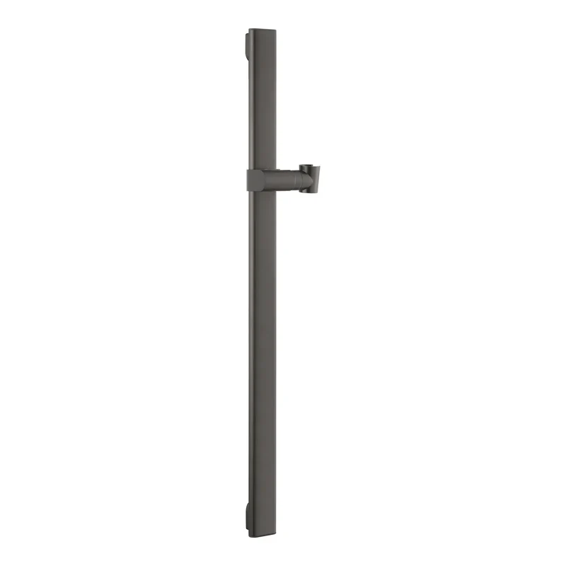 BARRA SOPORTE MANGO DUCHA DESLIZ. CUADRADA DRAVA BLACK GUN METAL IMEX
