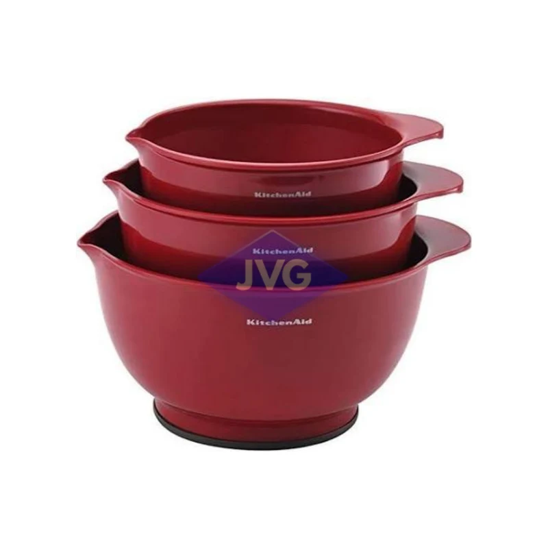 SET DE 3 BOWLS DE COCINA KITCHENAID PLÁSTICO - KQG175OSERE