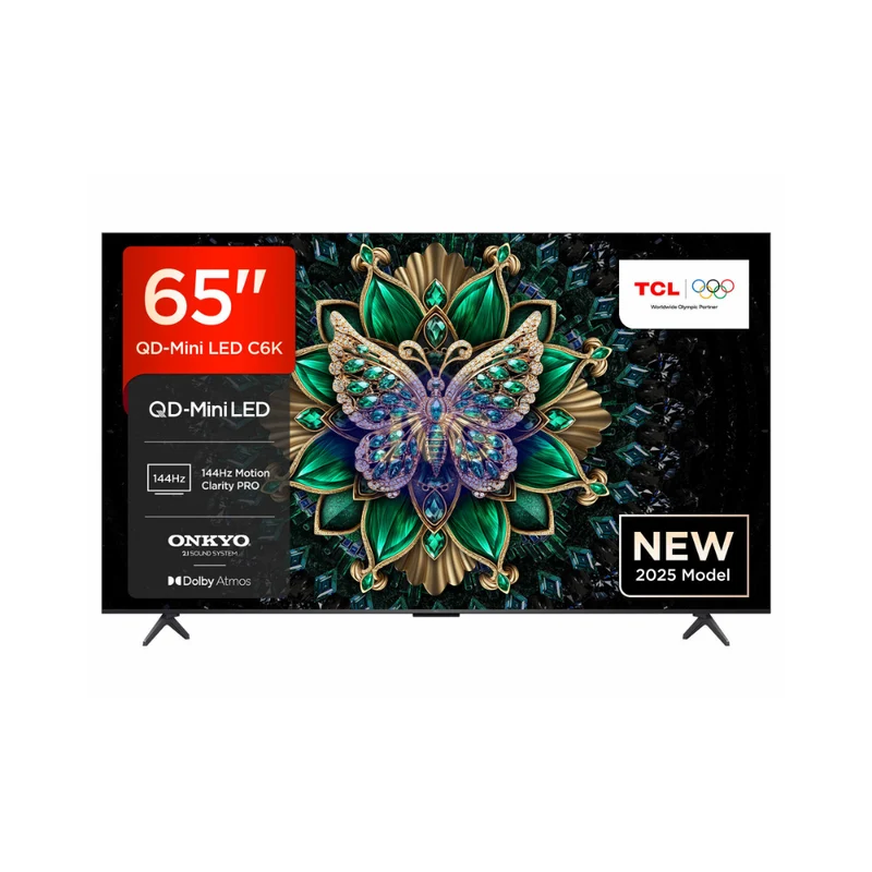 TELEVISOR SMART TCL 4K UHD QD-MINI LED 65" NEGRO - 65C6K