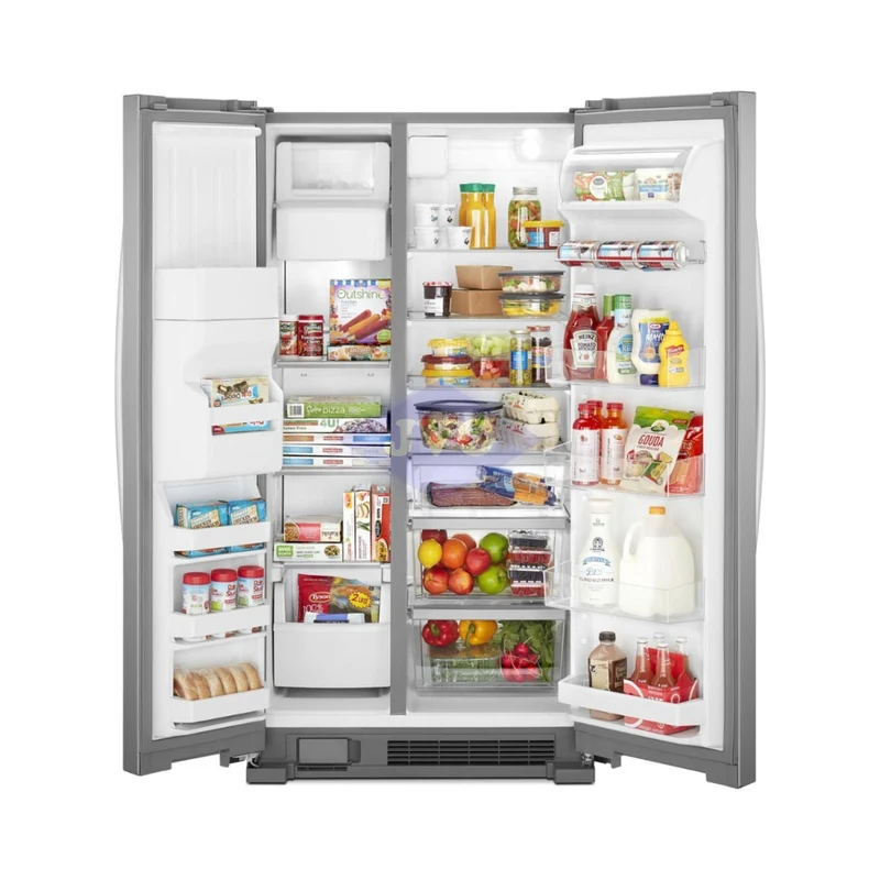 NEVERA SXS CON DISPENSADOR WHIRLPOOL PLATEADO 25´ - WRS325SDHZ