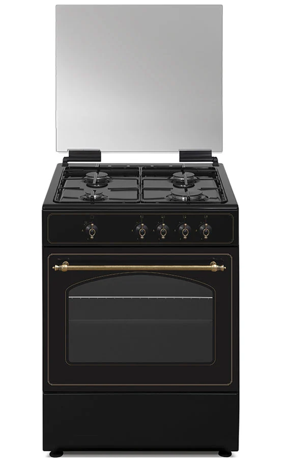 Vitrokitchen RU6060 Cocina Rústica Gas 60x60 cm Antracita