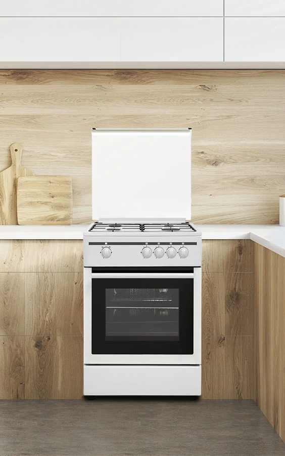 Vitrokitchen CB55 Cocina Gas 4 Fuegos 50x55 cm Horno Gas