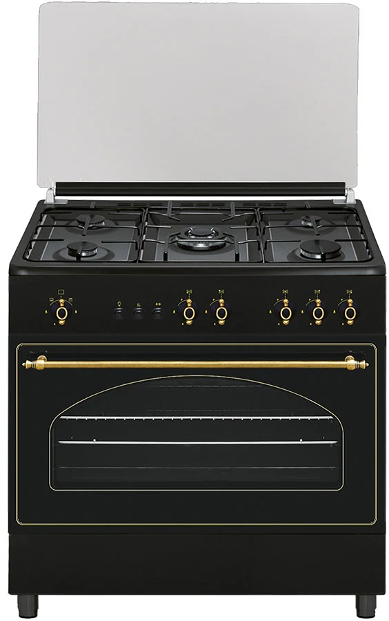 Vitrokitchen RU9060 Cocina Rústica Gas 90 cm Horno 110 L
