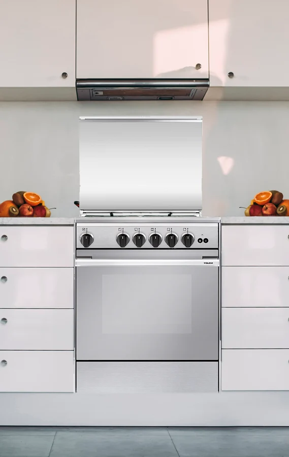 Vitrokitchen UN55I Cocina Gas 53x50 cm Inox Horno de Gas